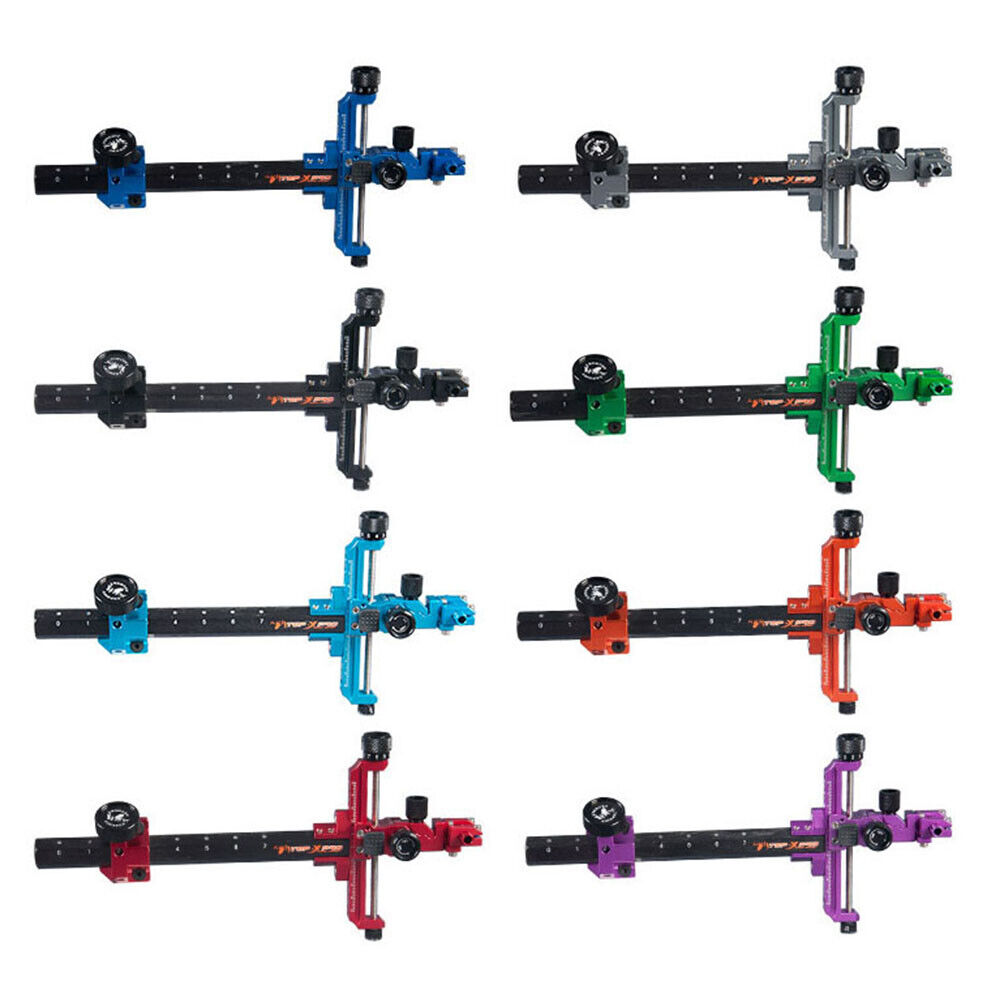 Compound Bow Sight 9" Carbon Bar Scope Sight 2x 4x 6x 8x Lens RH LH Competition